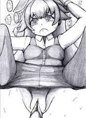 コッコ・ルピコちゃんと下だけ半脱ぎえっち