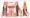 ホロの妊娠経過立ち絵三面図(浴衣 通常乳首)