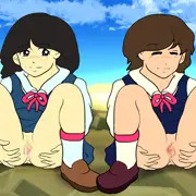 マチコ先生の生徒　てん子とひろみ②