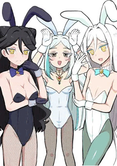 バニーガールのソルル・ルルナ・リューメ