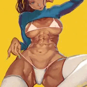HIROMI ABS FLEXING ASMR