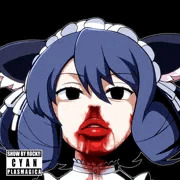 アンドリューW.K.のジャケットパロ絵シアン