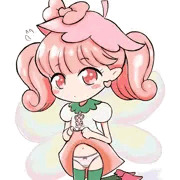 リルリルフェアリルのリップちゃんの落書き