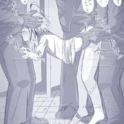 公衆トイレにて