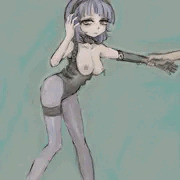 黒い耳の女