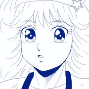 魔法の妖精ペルシャ　マジカル線画　タイムラプス