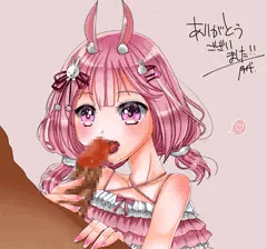 フェラするウサギちゃん