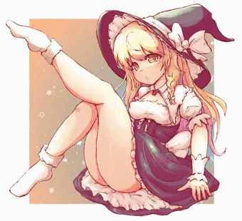 東方金髪の子