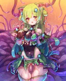 緑系魔法少女