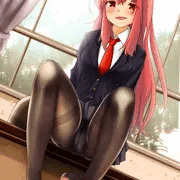 黒タイツ足コキ('ω')