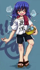湯上りだるだるチルノ