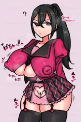 痴女制服を当然のように着る無表情クール女子