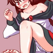 影狼に足で踏んでもらう