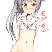 例のエロかわ水着を着せられた霞ちゃん
