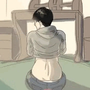 背中ごし