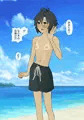 オスの水着、日焼け♥