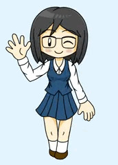 デフォルメ眼鏡っ娘