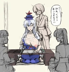 「せんせートイレ！」「仕方ないな…」ﾎﾞﾛﾝ【上白沢慧音】