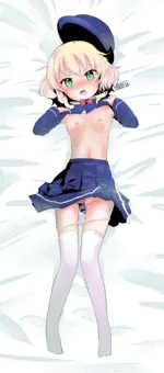 抱き枕風の