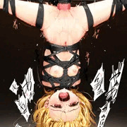 ルーミア逆さ磔緊縛