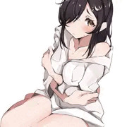 びしょ濡れになる少女