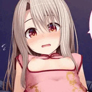 チャイナドレスのイリヤちゃんと