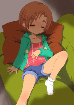 陽射しの中のかおる