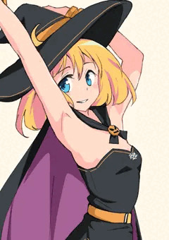 ハロウィン衣装のルル・キャンベル