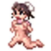 うさぎ跳ねる