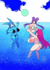 巨乳輪☆爆乳ビーチバレー