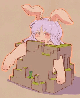 クリーパーとうさぎ