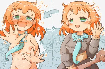 ワープ失敗お姉さん