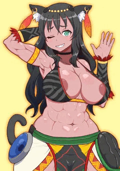 褐色筋肉
