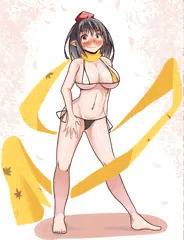 マイクロビキニマフラー文ちゃん