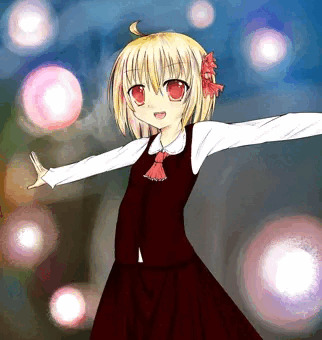 ルーミアと脱衣弾幕ごっこ