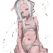 寒色褐色ガール