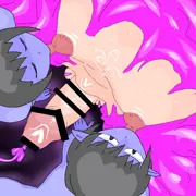 雑魚淫魔に敗北した退魔師は脈動する壁に埋め込まれ・・・