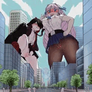 パンチラ対策お嬢様