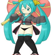 お正月ミクさん