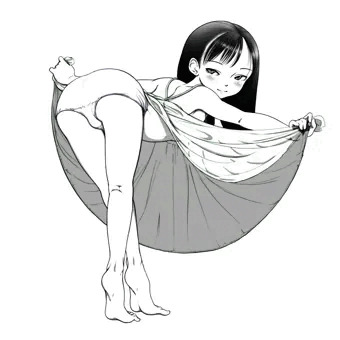 白いパンツと捲る国。