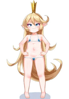 マイクロビキニシャルロッテ団長＋目隠し竿🍌