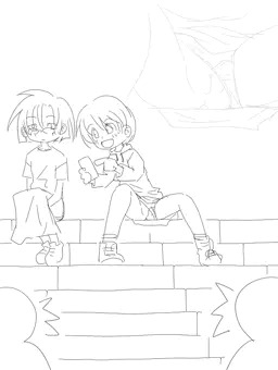 階段の上のほうに座り込んでて下からぱんつ丸見えになってるのまでは周囲も想定内なのだけどそこから横移動とかするもんだから股布が引っ張られてめくれちゃってることに気付いていない