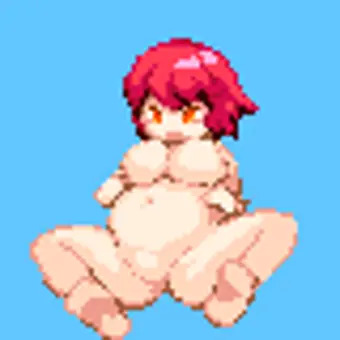 奴隷ちゃんドットアニメ②