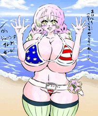 星条旗ビキニ甘露寺さん