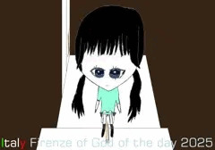 船が多く集うシーサイドエリアとのアクセスが近い公園で小便する少女