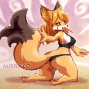 怪しいキツネのモラコちゃん