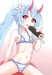 チセちゃん 水着 恵方巻
