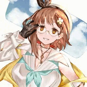 ライザが眼鏡かけてみた。