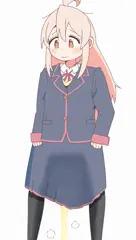 まひろちゃんおもらしループアニメ