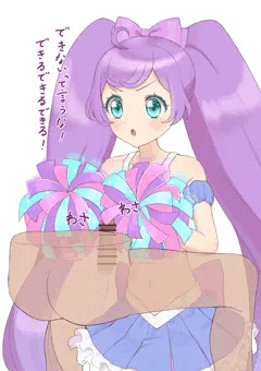真剣におちんちんを応援するらぁらちゃん